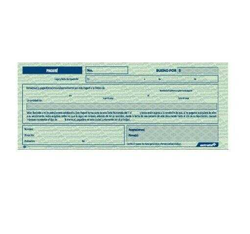 Block Pagare Estrella 50Hj