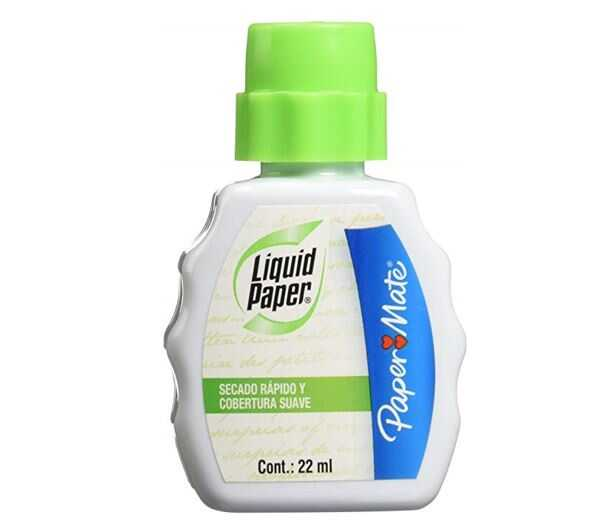Corrector Liquido Papermate De Esponja 22Ml