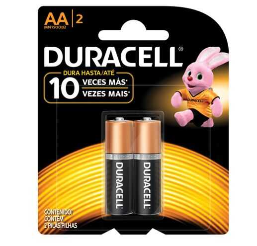 Bateria Duracell Alcalina "Aa" C/2Pz
