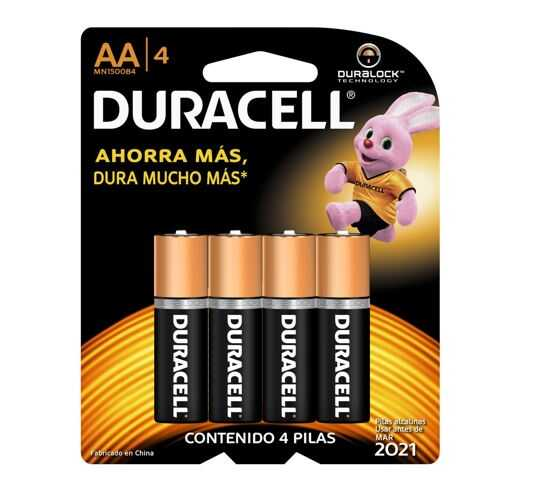 Bateria Duracell Alcalina "Aa" C/4Pz