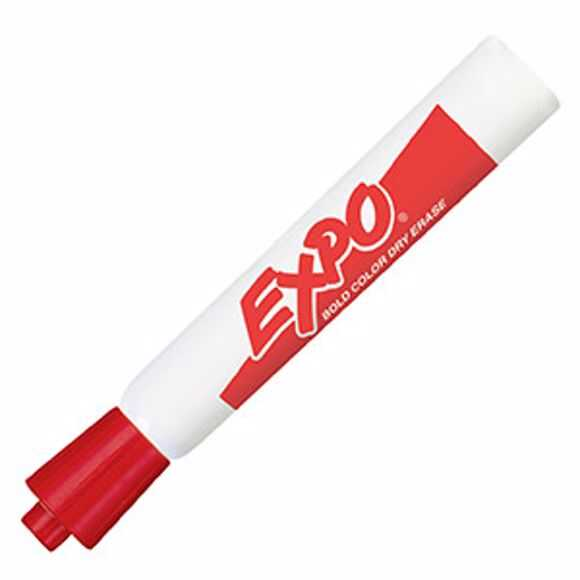 Marcador Expo Para Pizarron Cincel Rojo 