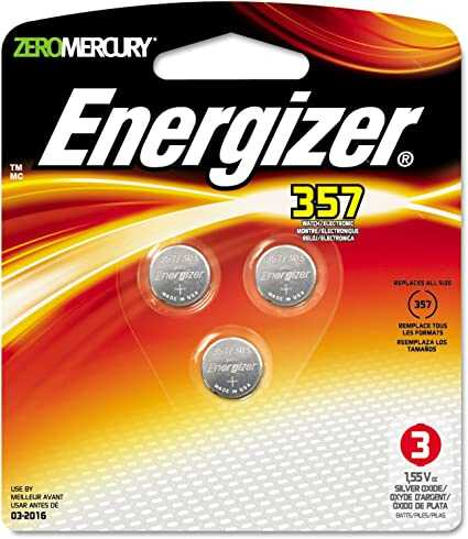Bateria Energizer Oxido 357/303 "1.5V" C/3Pz