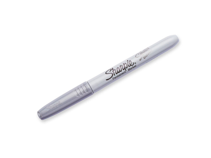Marcador Sharpie Fino Metalico Plata 