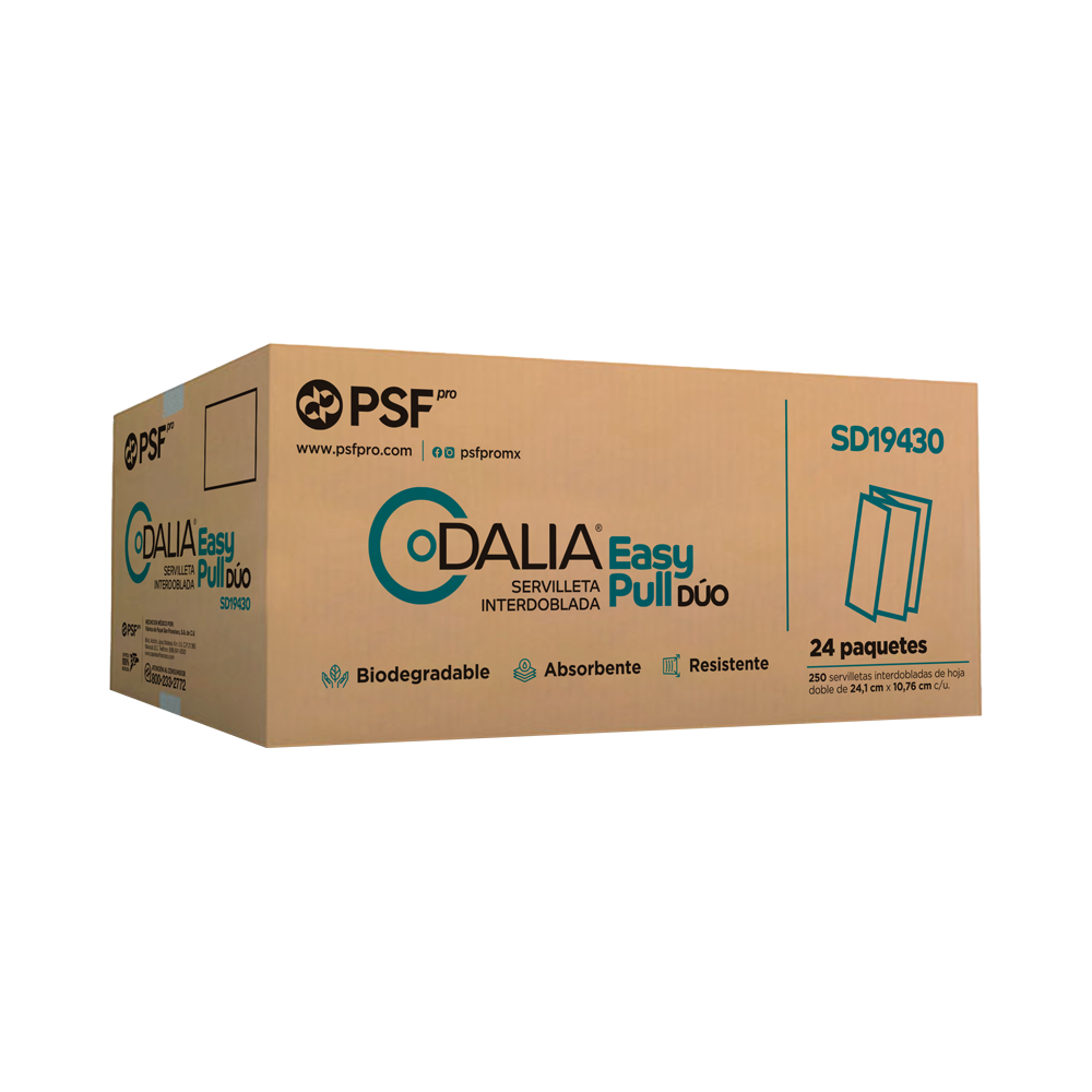 Servilleta Fapsa Easy Pull Caja 24 Paquetes C/250Pz