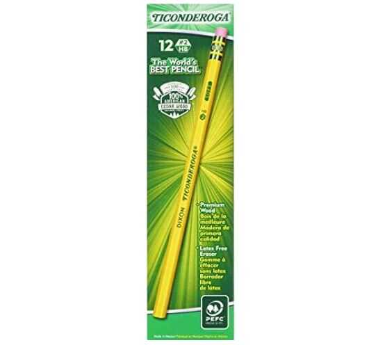Lapiz Dixon Ticonderoga 1388 Grado 2/Hb C/12Pz