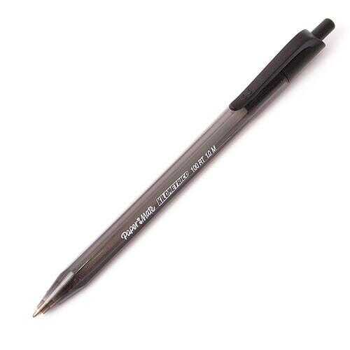 Pluma Papermate Kilometrico Inkjoy 100Rt Retractil 1.0 Mm Negro