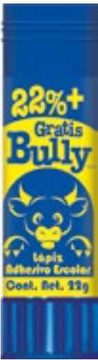 Pegamento Bully Solido Barra Media Blanco 22 Gr