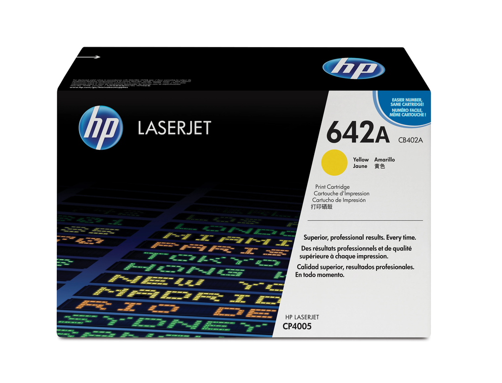 Toner Hp P/Cp4005 Original Amarillo