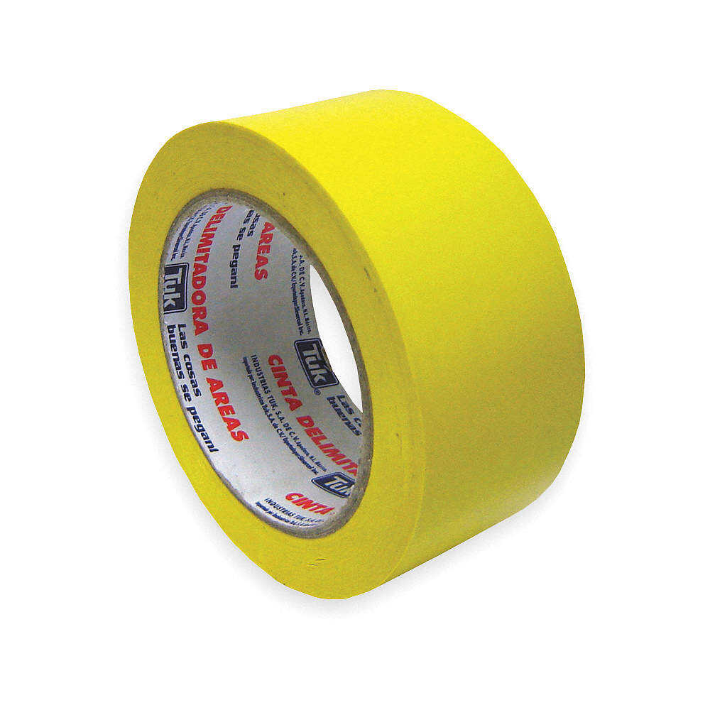 Cinta Adhesiva Delimitadora Tuk Amarilla (3/4") 18Mmx33M