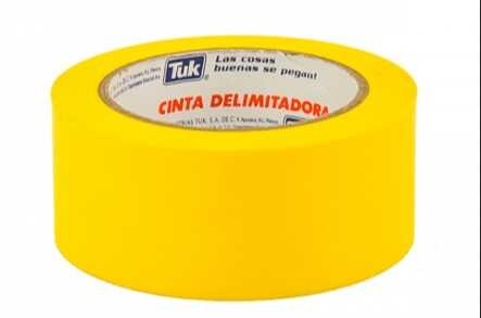 Cinta Delimitadora Tuk Amarilla 2" 48Mmx33M
