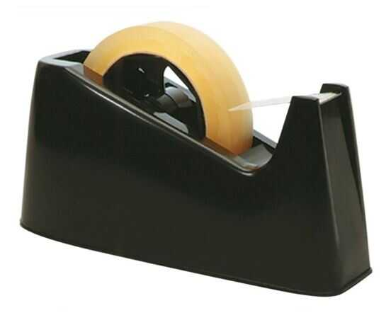 Despachador Para Cinta Adhesiva Rollo Grande Negro Charles Leonard