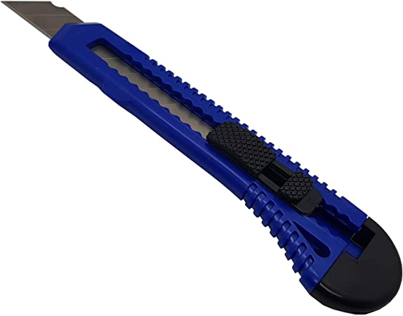 Cuchillo Retractil Celica Guia Plastico Grande 8 Partes