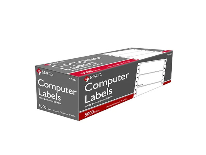Etiqueta Maco Para Computadora 4X1-7/16" C/5000Pz