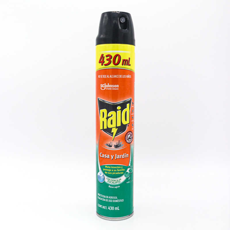 Aerosol Insecticida Raid Jardin 430Ml