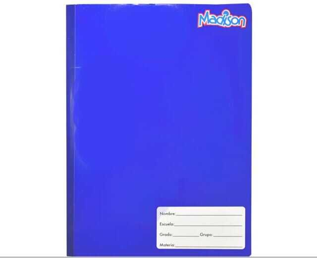 Cuaderno Profesional Norma Cosido Doble Raya Madison 100 Hojas