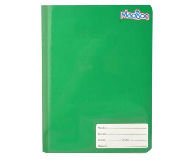 Cuaderno Profesional Norma Cosido Cuadro 5Mm Madison 100 Hojas