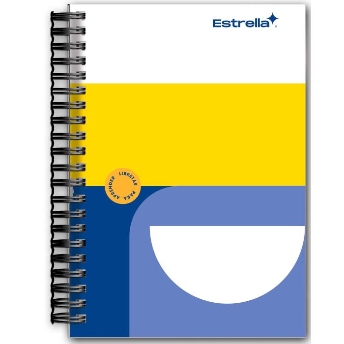 Cuaderno Frances Estrella Espiral Raya 80 Hojas