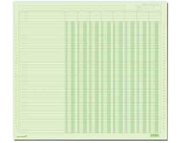 Block Tabular Estrella 8 Columnas C/Concepto 50 Hojas