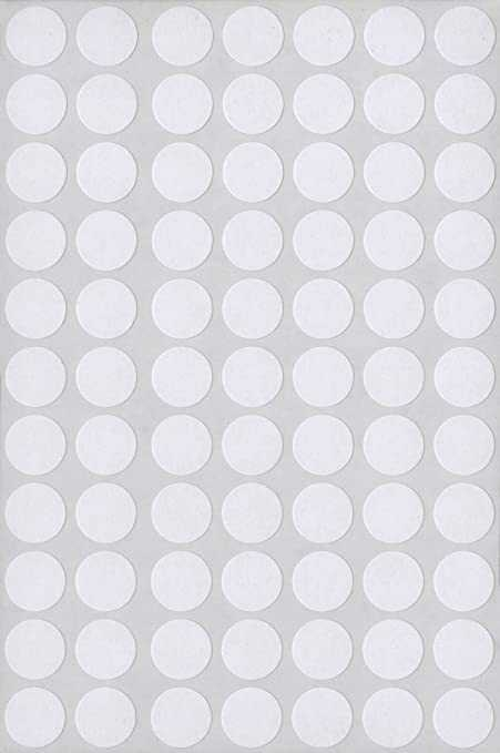 Etiqueta Maco Redonda 1/2" Blan C/1000Pz