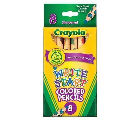 Lapices Crayola Mis Primeros Colores Cortos Surtido C/8Pz