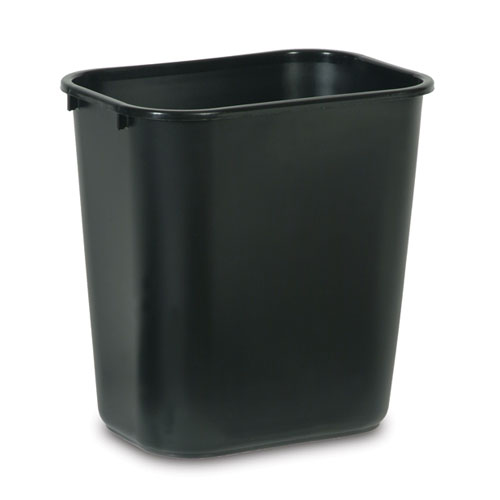 Bote Para Basura Plastico De Oficina Mediano 8 Galones Negro