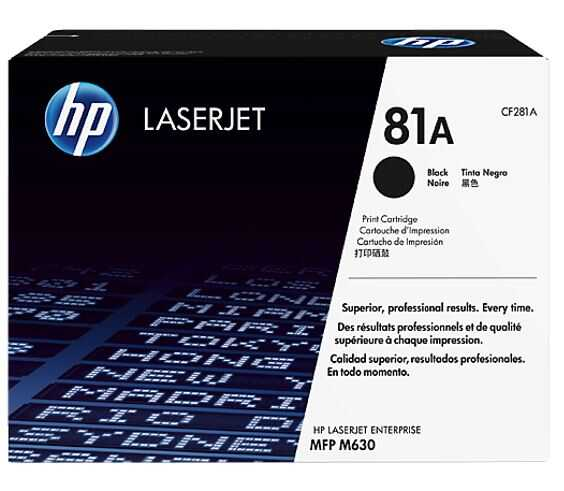 Toner Hp (81A) Lj-Cf281A Original Negro