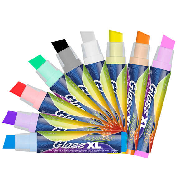 Marcador Azor Para Ventana Aquarelo Glass Xl Rosa 