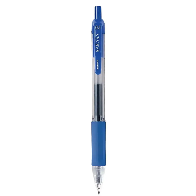 Pluma Sarasa Gel Retractil 0.5 Mm Azul