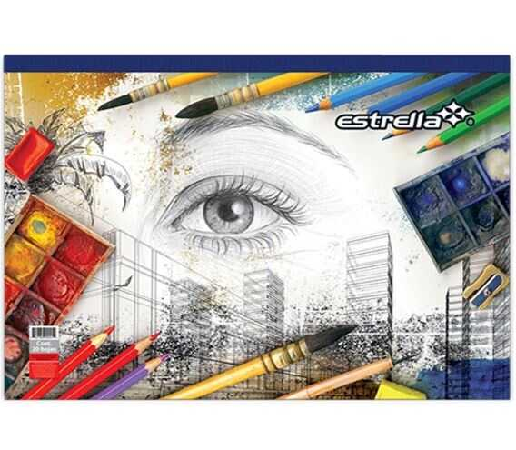 Block Dibujo Estrella Tabla 50X35 20Hj