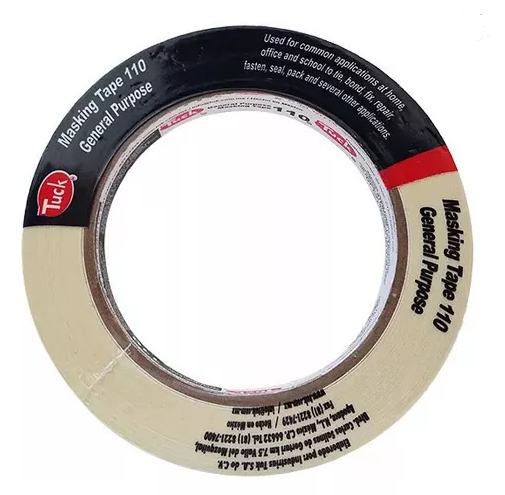 Cinta Adhesiva Masking Tuk 110 (1") 24Mmx50M