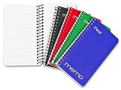 Cuaderno Memo Mead Espiral Raya 5X3" 60 Hojas