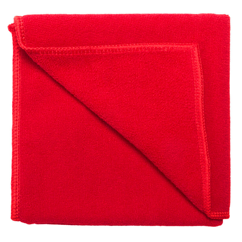 Toalla Microfibra 16"X16" Rojo 