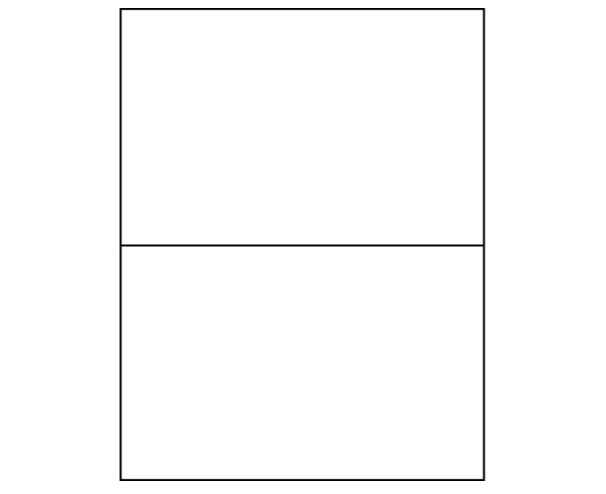 Etiqueta Pcm Laser 5-1/2X8-1/2" Blanco C/200Pz