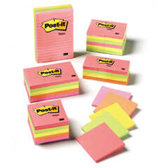 Notas Papel C/Adhesivo Post-It 1.5X2" Surtido C/12Pz
