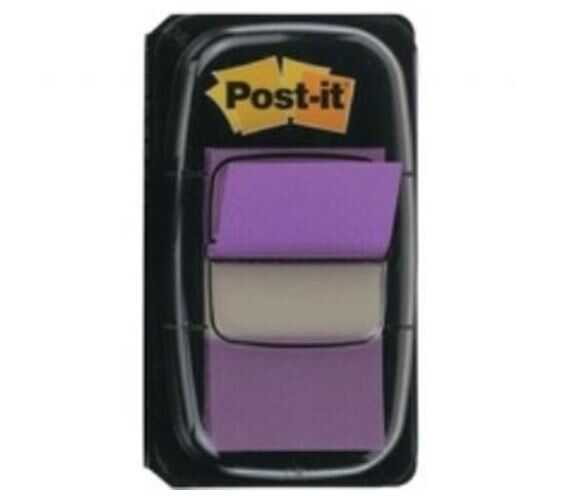 Banderitas C/Adhesivo Post-It Plastico 1" Morado 50 Hojas