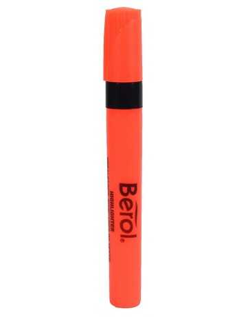 Marcador Berol Fluorescente Naranja