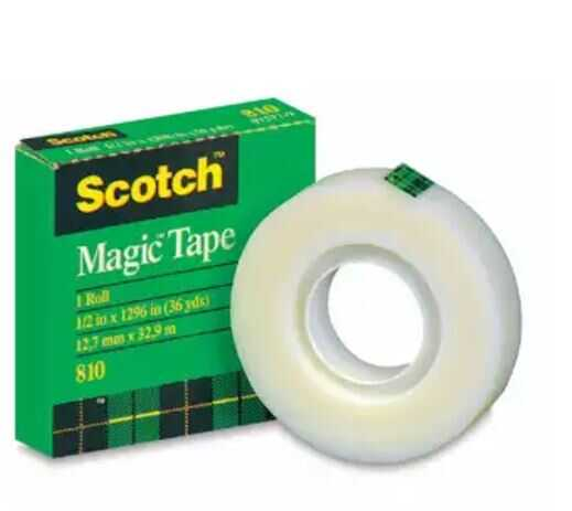 Cinta Adhesiva Invisible Scotch Magic 1/2"X1296" 36Yd
