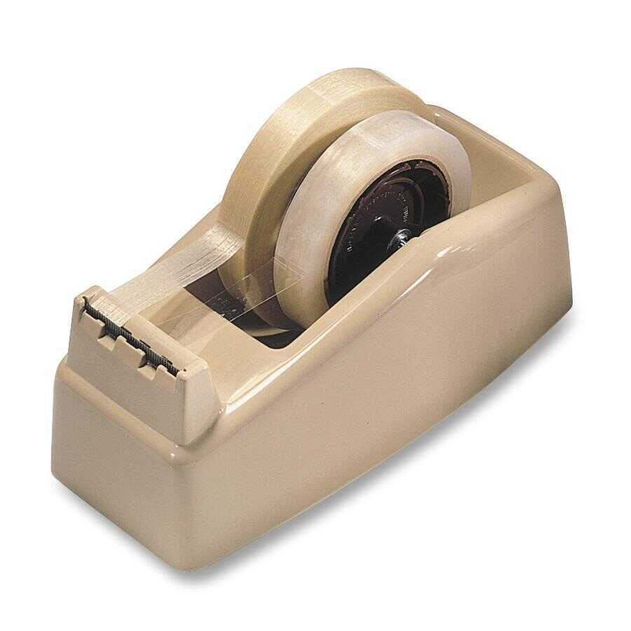 Despachador Scotch Para Rollo Grande Dual Beige 