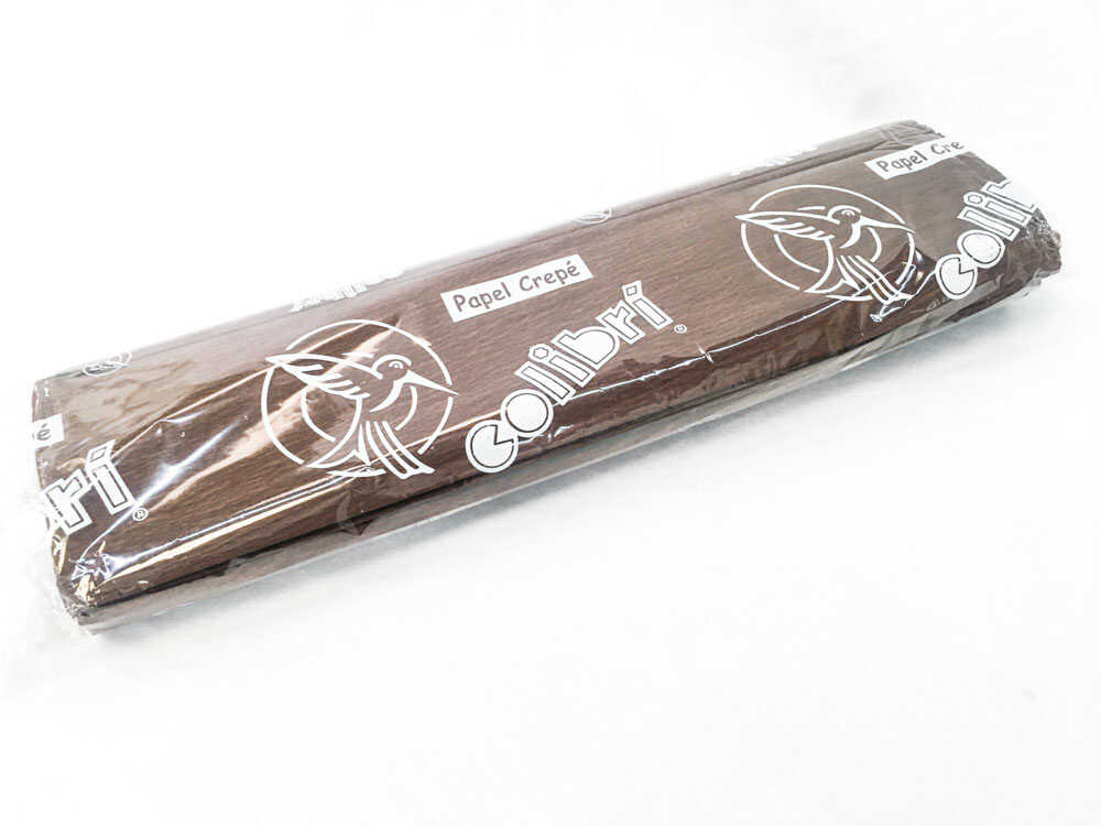Papel Crepe Colibri Café Oscuro C/10Pz