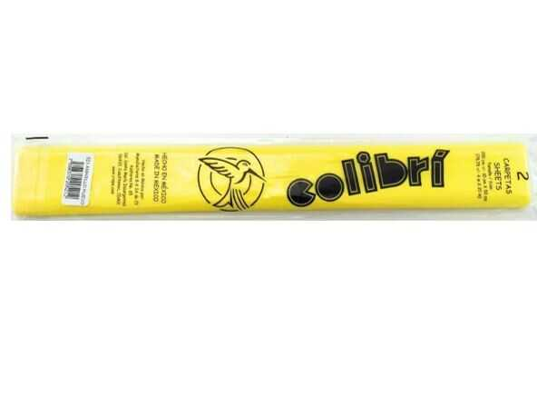 Papel Crepe Colibri Amarillo Huevo C/10Pz