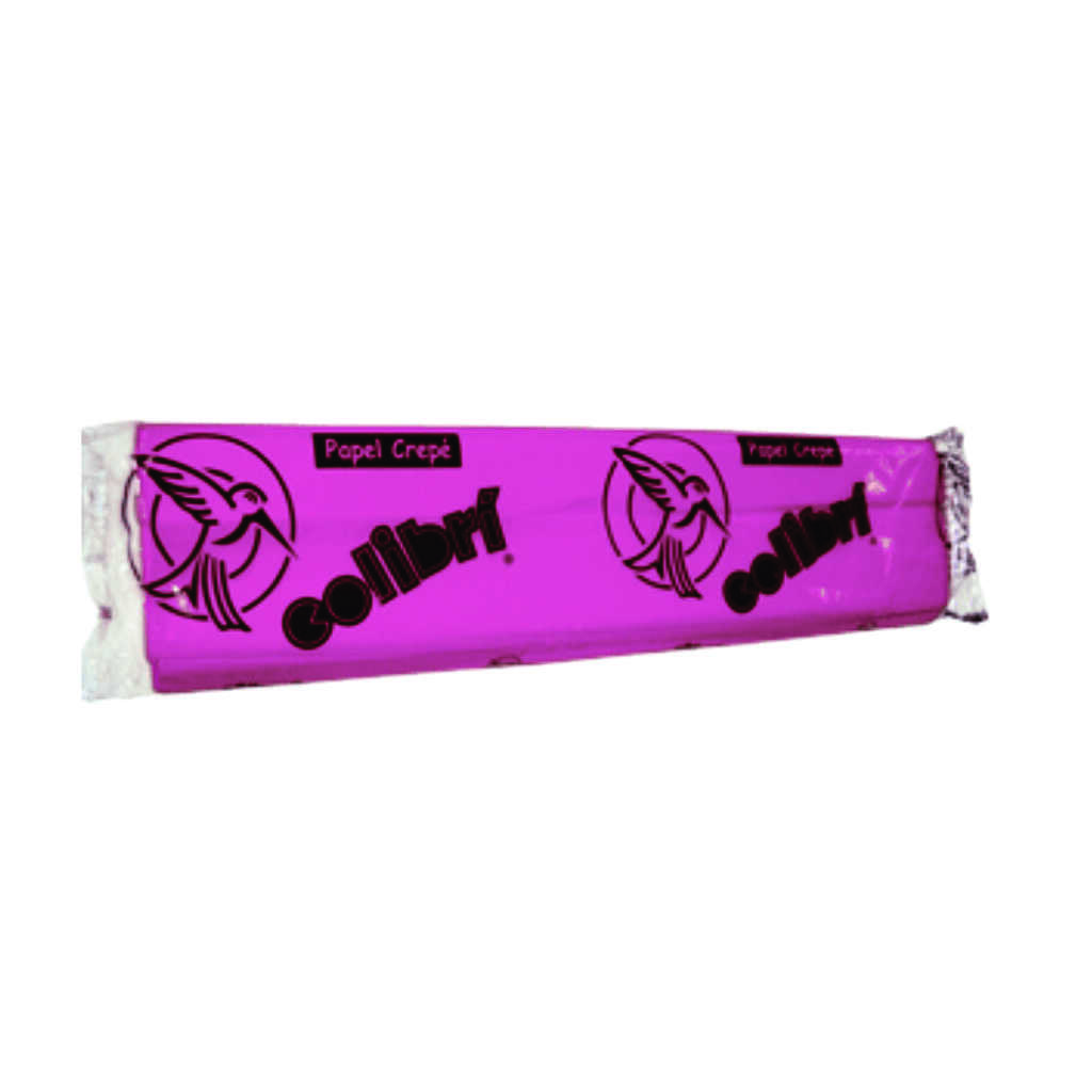 Papel Crepe Colibri Rosa Mexicano C/10Pz