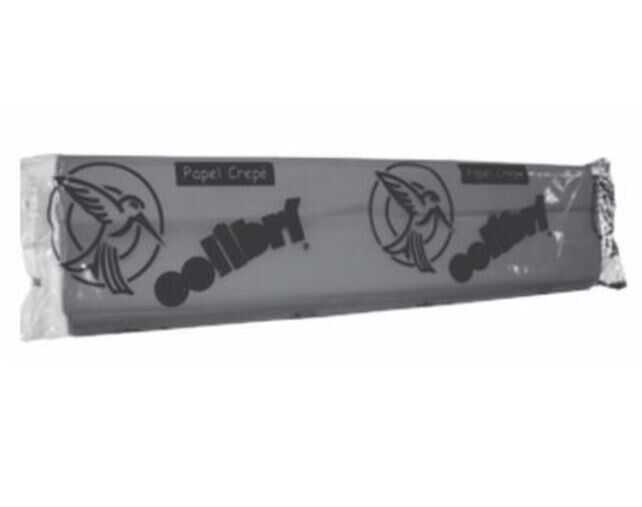 Papel Crepe Colibri Gris C/10Pz