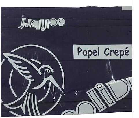 Papel Crepe Colibri Azul Marino C/10Pz