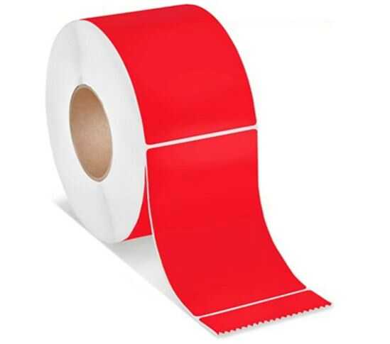 Etiqueta Pcm Tt 3X2" Nucleo 3 Rojo Rollo C/3000Pz