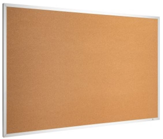 Pizarron Alfra Marco Aluminio 90X60Cm 3X2 Corcho