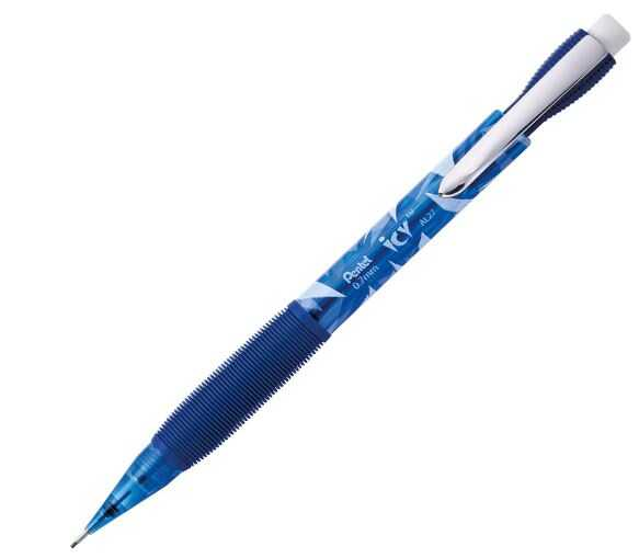 Lapicero Pentel Icy .7Mm Transparente Azul 