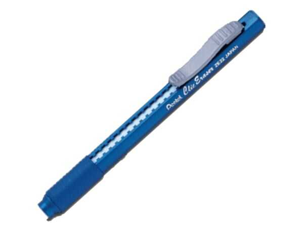 Clic Eraser Grip Blue Barrel