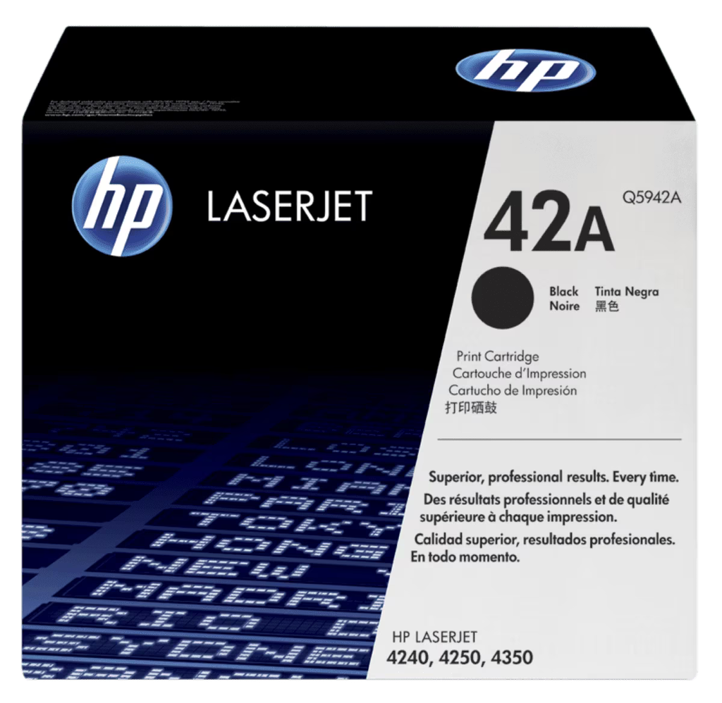 Toner Hp 42A Lj-4350,Lj4250 Original 10,000 Paginas Negro