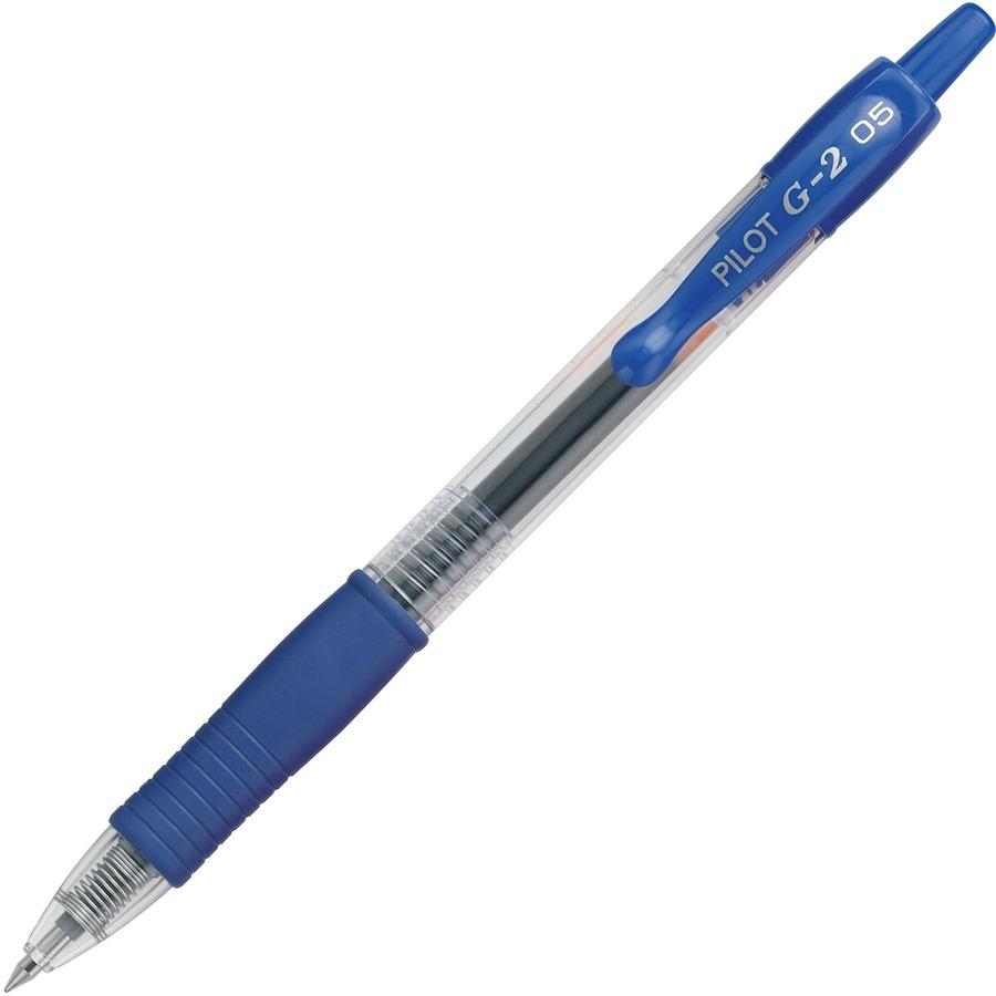 Pluma Pilot G2 Gel Retractil .5Mm Punto Extra Fino Azul