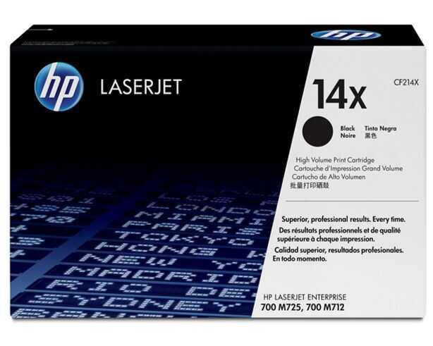 Toner Hp 14X Original Alto Rendimineto Negro